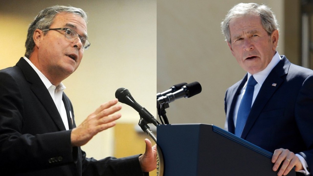 Late-night laughs: Jeb Bush vs. George W. Bush
