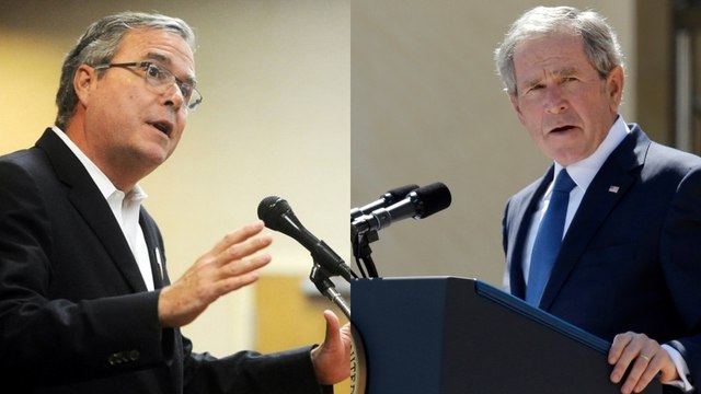 Late-night laughs: Jeb Bush vs. George W. Bush