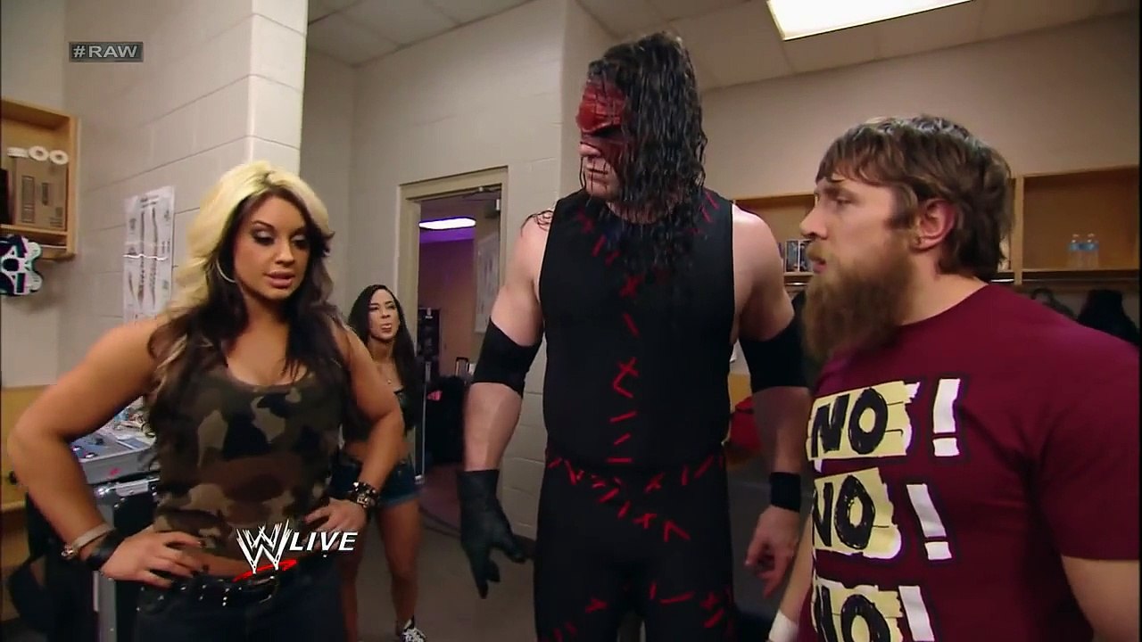 AJ attacks Kaitlyn Raw, March 25, 2013
