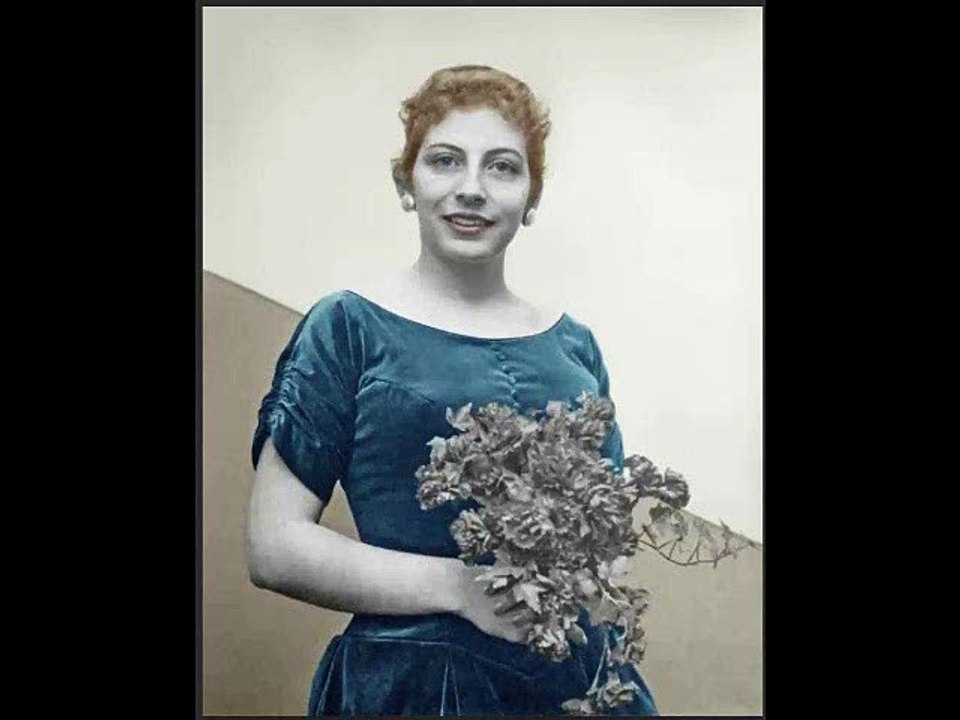 Restoration and colorisation of a bridesmaid photograph