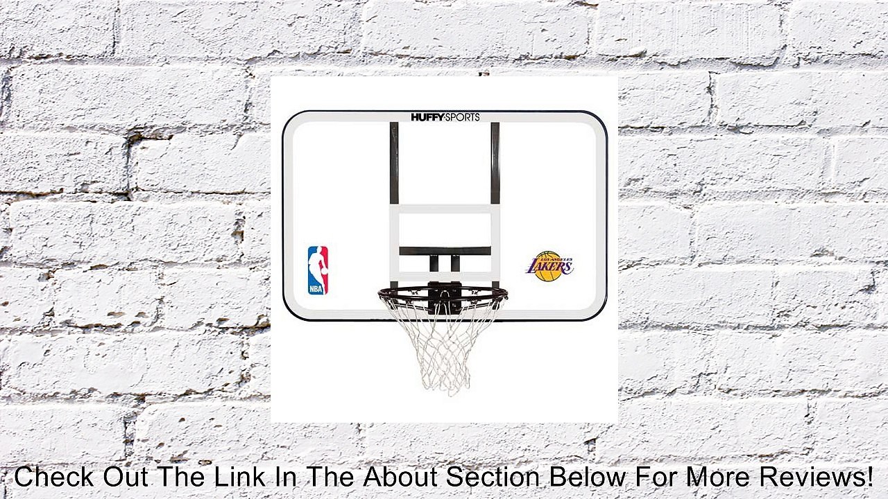 Los Angeles Lakers NBA Backboard and Rim Combo Review