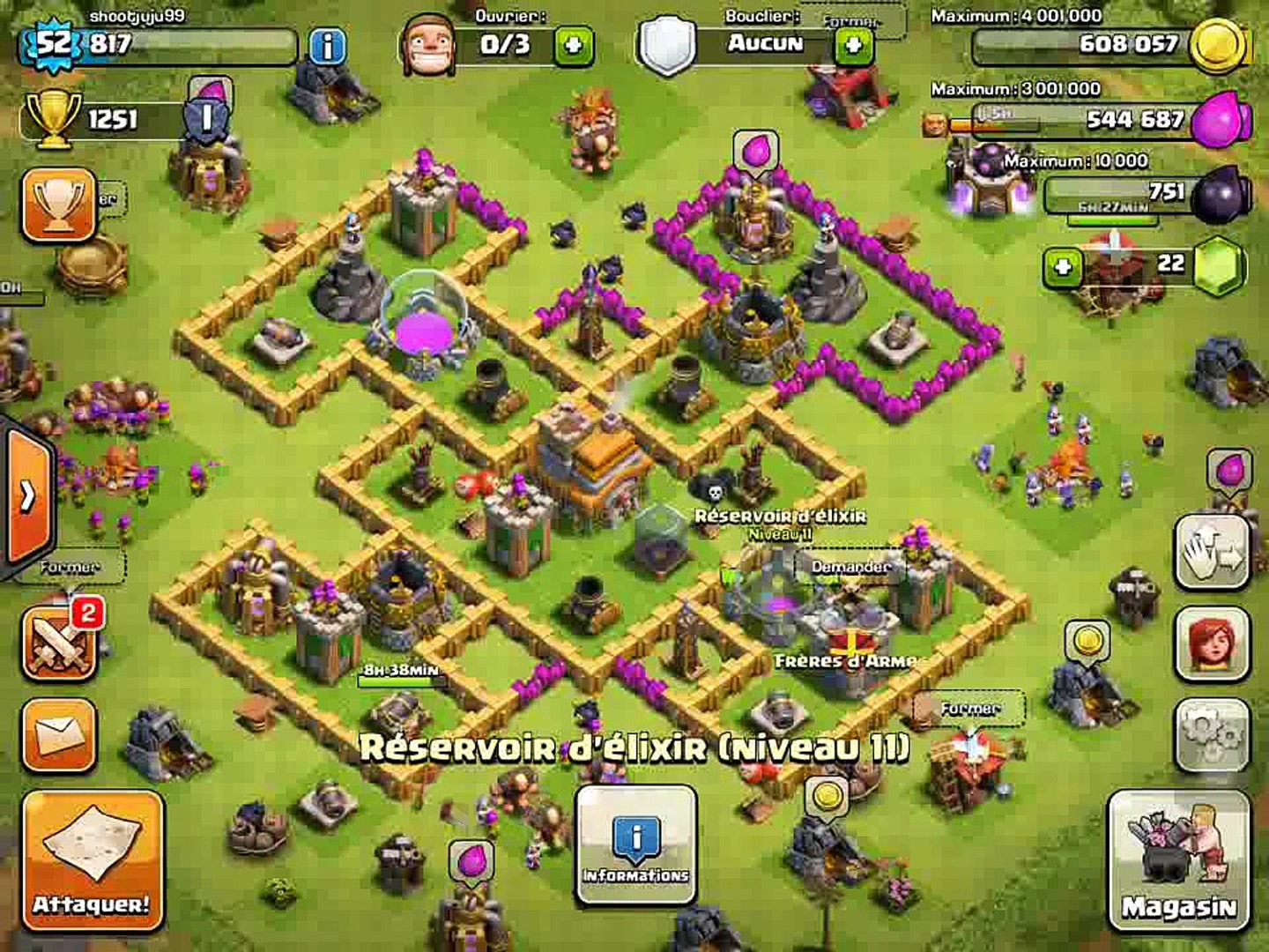 Défense hdv 7 PARFAITE ! Clash of clans ! - video Dailymotion