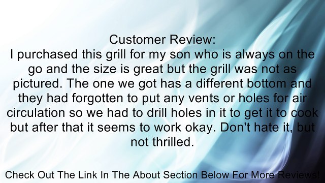 Vortex 14.5 Inch Tabletop Charcoal Grill Review