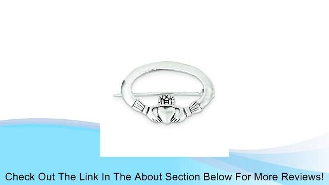 Sterling Silver Claddagh Pin Irish Love Jewelry Review