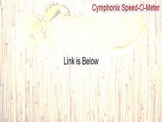 Cymphonix Speed-O-Meter Free Download (Free Download 2015)