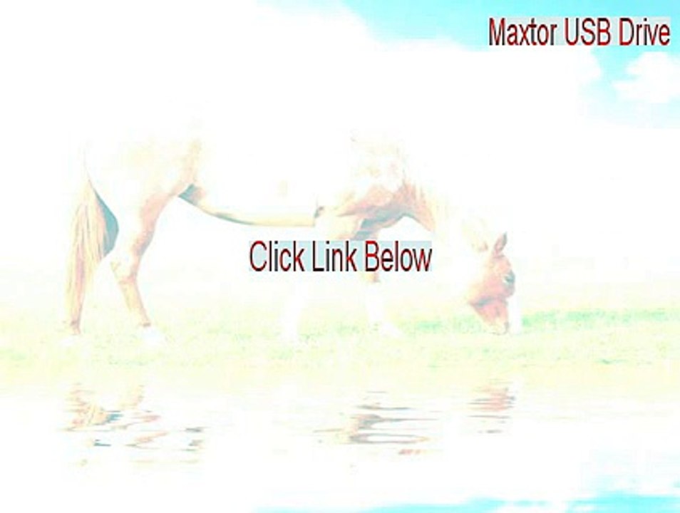 Maxtor USB Drive Crack (maxtor usb drive not recognised)
