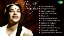 Best Of Nargis Songs - Evergreen Bollywood Collection - Audio Jukebox