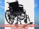 Drive Medical Cruiser III Light Weight Wheelchair with Various Flip Back Arm Styles and Front