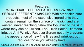 Anti Wrinkle Reducing Serum - By Lilian Fache - Anti Aging Serum - Wrinkle Reducer - Skin Rejuvenation for Preventing and Reducing Fine Lines and Wrinkles - Black Diamond Dust Infused - Beauty Skin Care Product - Collagen Restoring - Try This One of a Kin