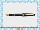 Sailor 1911 Realo Black GT 21K Gold Medium Point Fountain Pen - 11-3924-420