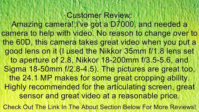 Nikon D5200 24.1 MP CMOS Digital SLR Camera Body Only (Black) Review