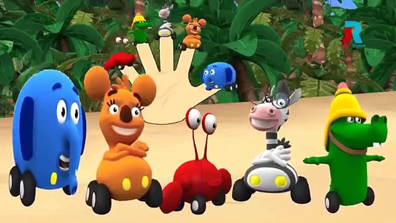 Finger Family Nursery Rhymes Jungle Junction Cartoon Finger Family