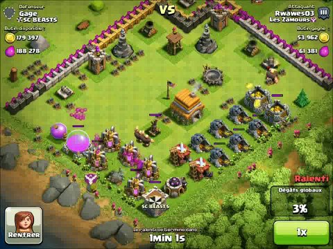 Lets Play Clash Of Clans Episode 5 Reprise en douceur + Montages délires