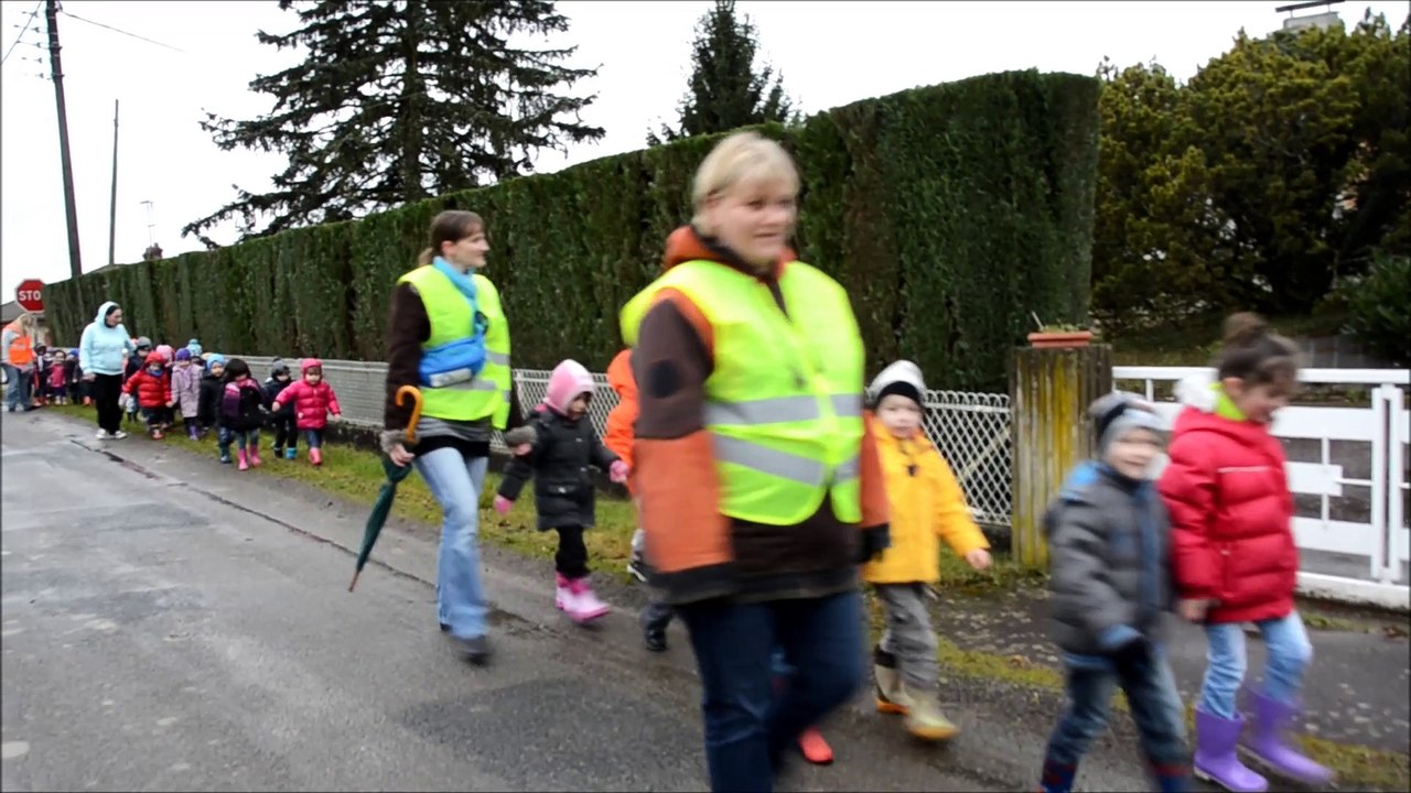 Pont-de-Vaux. Sortie d'hiver 2015 de l'école maternelle