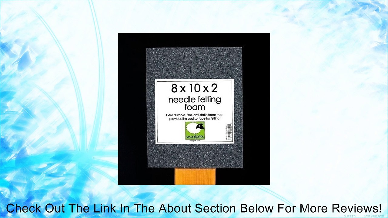 WoolPets Needle Felting Foam Pad - Large Review