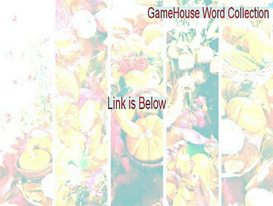GameHouse Word Collection Keygen [Free Download]
