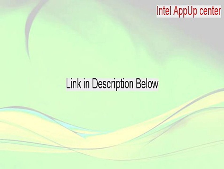 Intel AppUp center Full [Download Here 2015]
