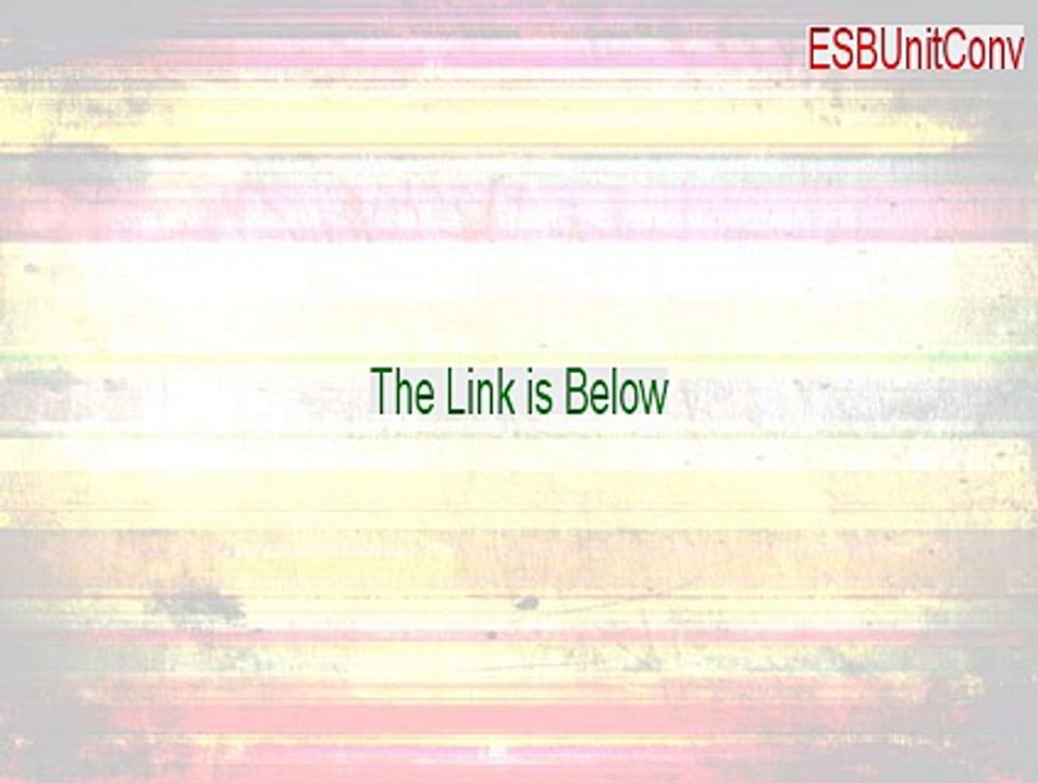 ESBUnitConv Crack [Download Here 2015]