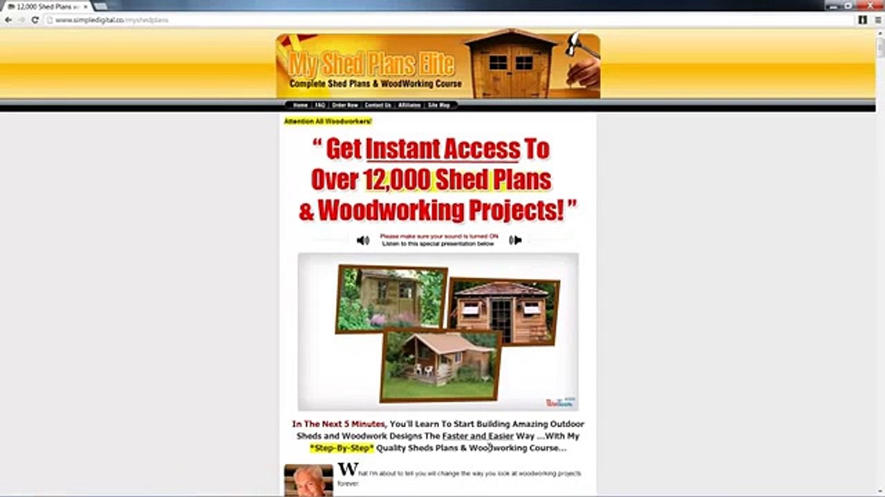 My Shed Plans - HUGE DISCOUNT on My Shed Plans !
