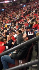 Drunk habs fan fail : pukes over himself at Bell Center