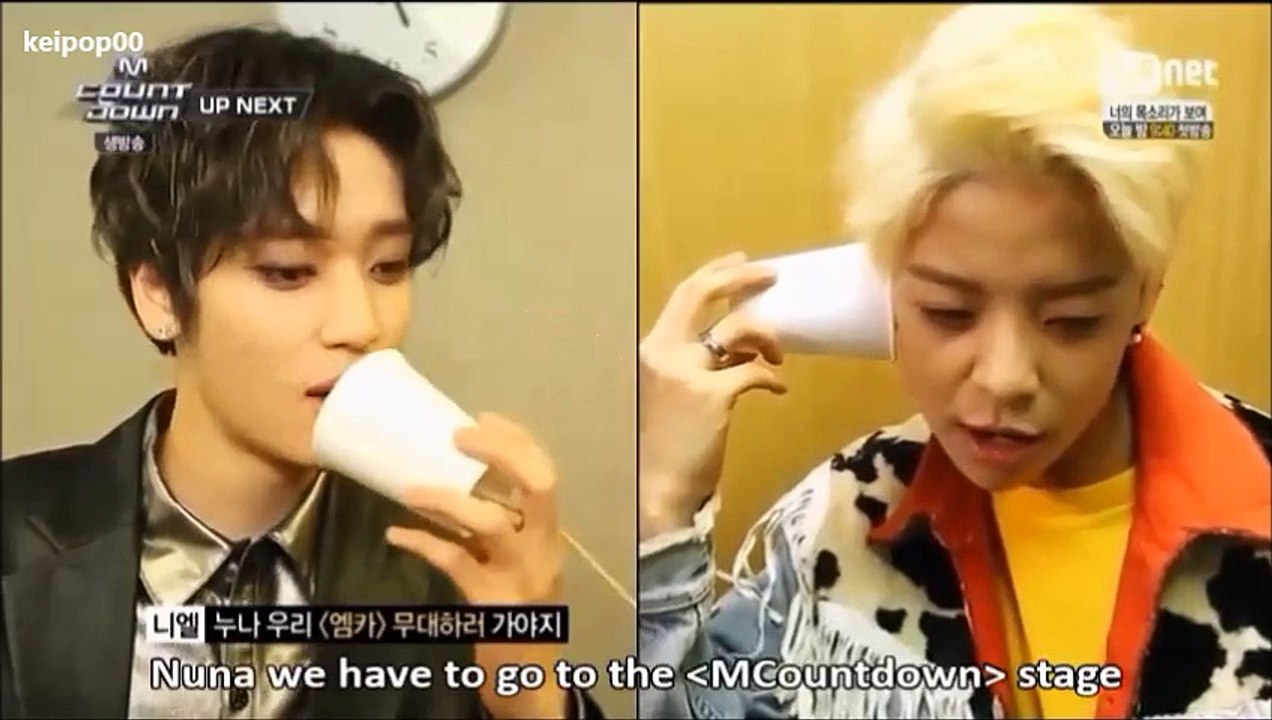 [Eng Sub] 150226 MCountdown Niel Amber Luna Cut