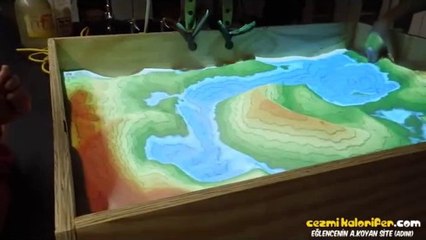 Kum Havıuzunda Gerçek Zamanlı Harita Simülasyonu