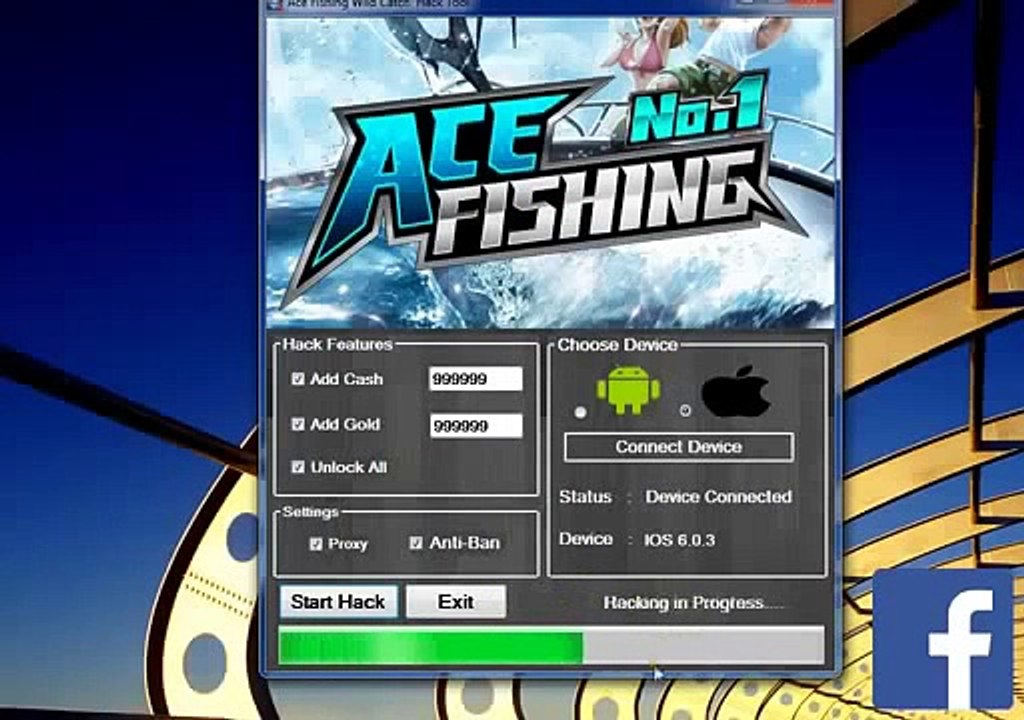 Ace fishing wild catch hack February 2015 No Survey