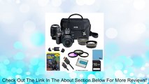Nikon D3200 Ultimate 4 Lens Experience includes: D3200 Camera, AF-S DX NIKKOR 18-55mm f/3.5-5.6 Lens, 55-200mm F/4-5.6G ED AF-S DX Zoom-Nikkor Lens, Pro .45x Wide Angle Lens Converter w/ Macro, Pro 2X Telephoto Lens Converter, 16GB SD Card, 52mm Filter Se