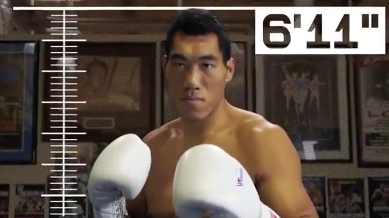 7 ft tall Chinese boxer is just so BIG and so STRONG! The next big thing