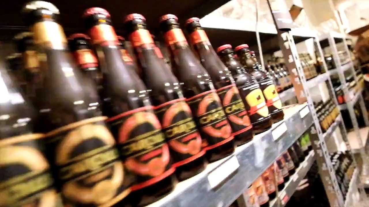 De la bière au fût dans une bouteille en plastique