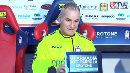 #CrotoneLivorno, mister Drago in conferenza