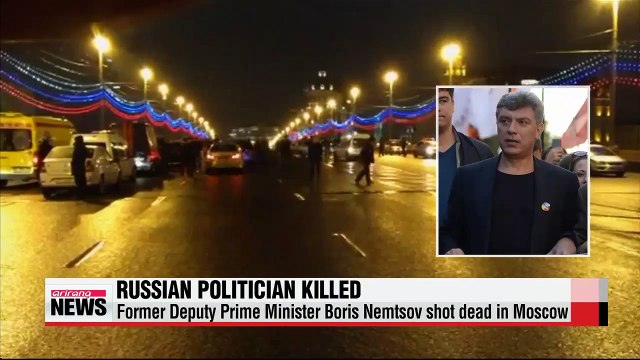 Leading Russian politician Boris Nemtsov shot dead in Moscow