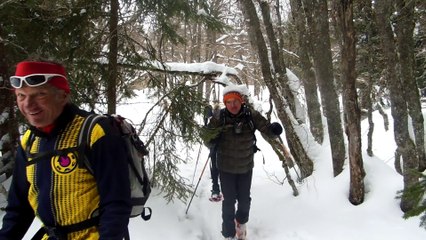 Sortie raquette 2015 à la Dent du Loup (Vercors)