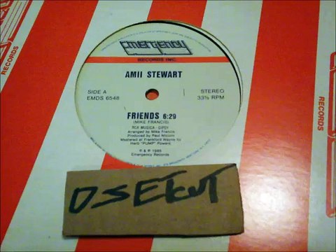 AMII STEWART -FRIENDS(Instrumental)(RIP ETCUT)EMERGENCY REC 85