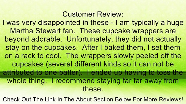 Martha Stewart Crafts Vintage Girl Mini Cupcake Wrappers Review