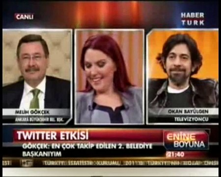 Okan Bayülgen, Melih Gökçek'e öyle bir soru sordu ki
