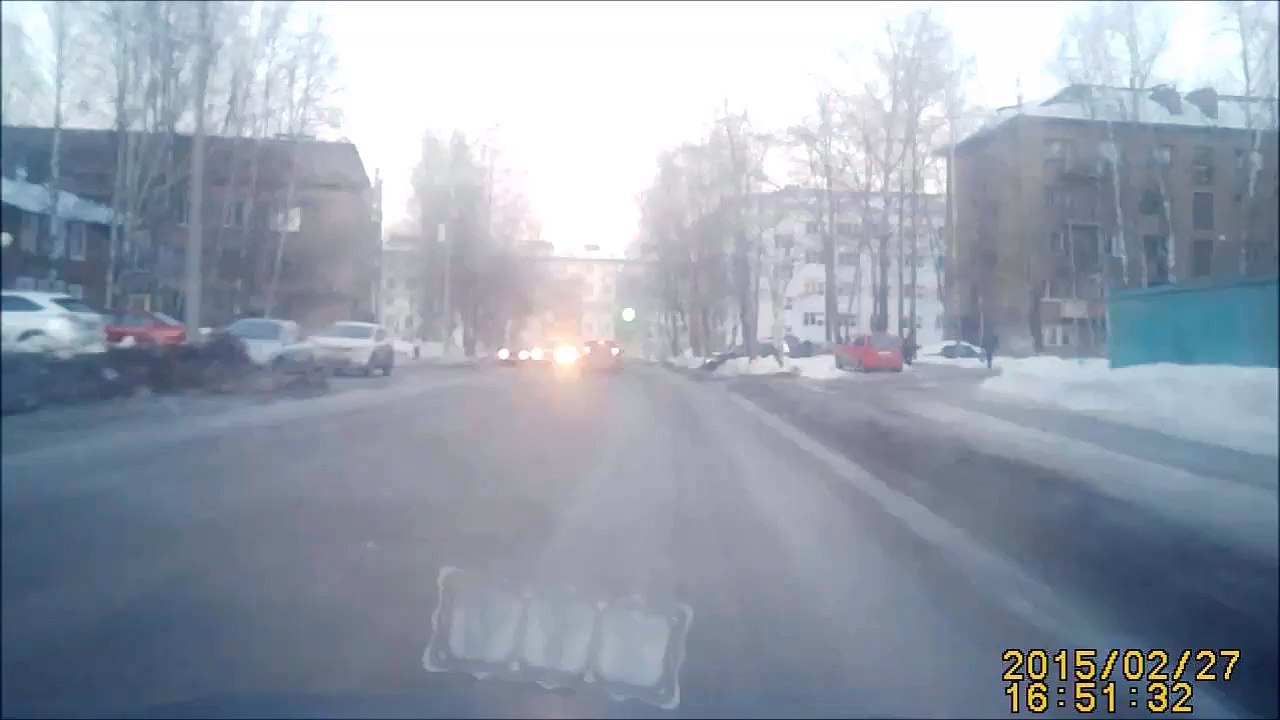 Вылез на главную - ДТП в Сосногорске 27.02.2015