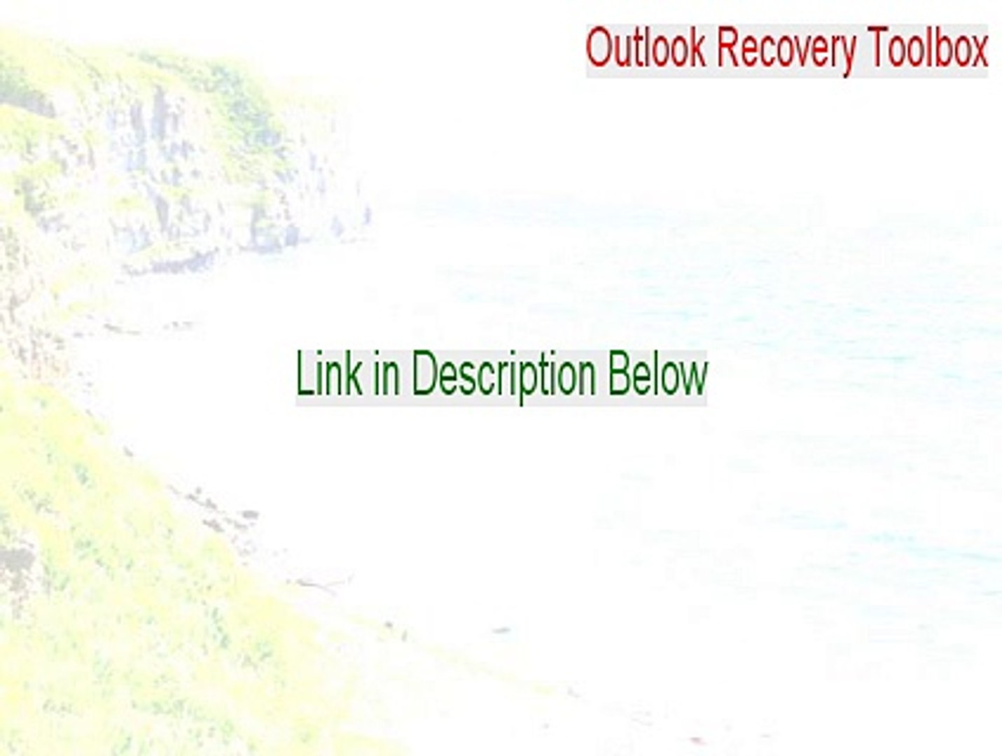 Outlook Recovery Toolbox Serial Free Download Video Dailymotion