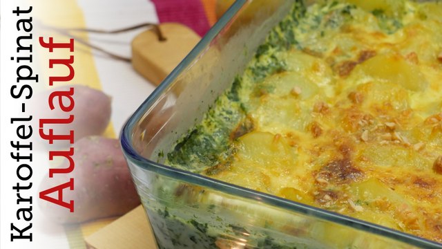 Rezept - Kartoffel-Spinat-Auflauf (Red Kitchen - Folge 316)