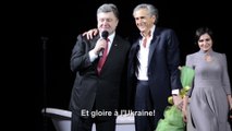 Quand Petro Porochenko remercie Bernard-Henri Lévy