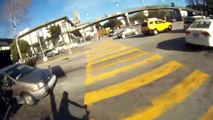 Driver cuts off cyclists and then goes full road crazy