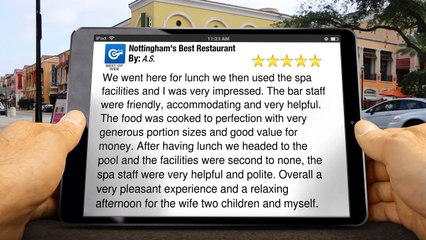 Nottingham's Best Restaurant Nottingham  Remarkable5 Star Review by A.S.