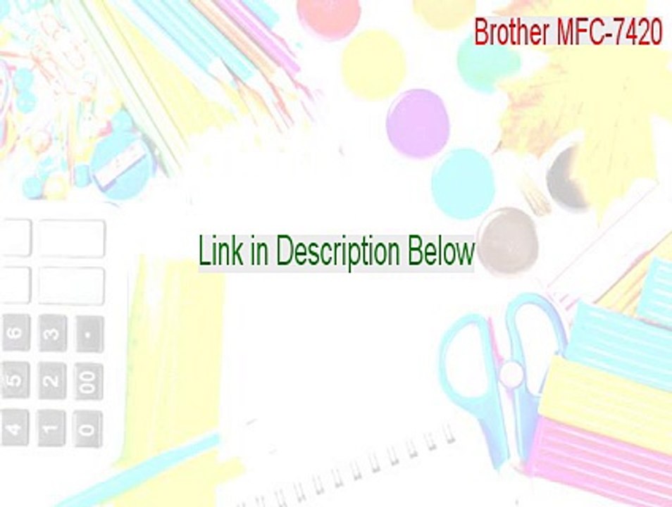 Brother MFC-7420 Full Download - brother mfc-7420 usb printer
