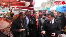Manuel Valls en campagne au marché des Lices à Rennes