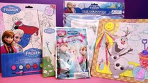 Elsa Princess Anna Frozen Coloring Book Disney Olaf Kristoff Sven Toy Review $1 Top Toys