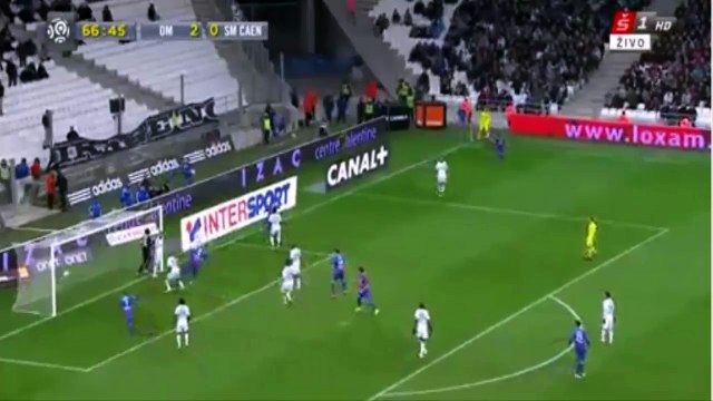 Nicolas Seube Goal Olympique Marseille 2 - 1 Caen Ligue 27.02.2015
