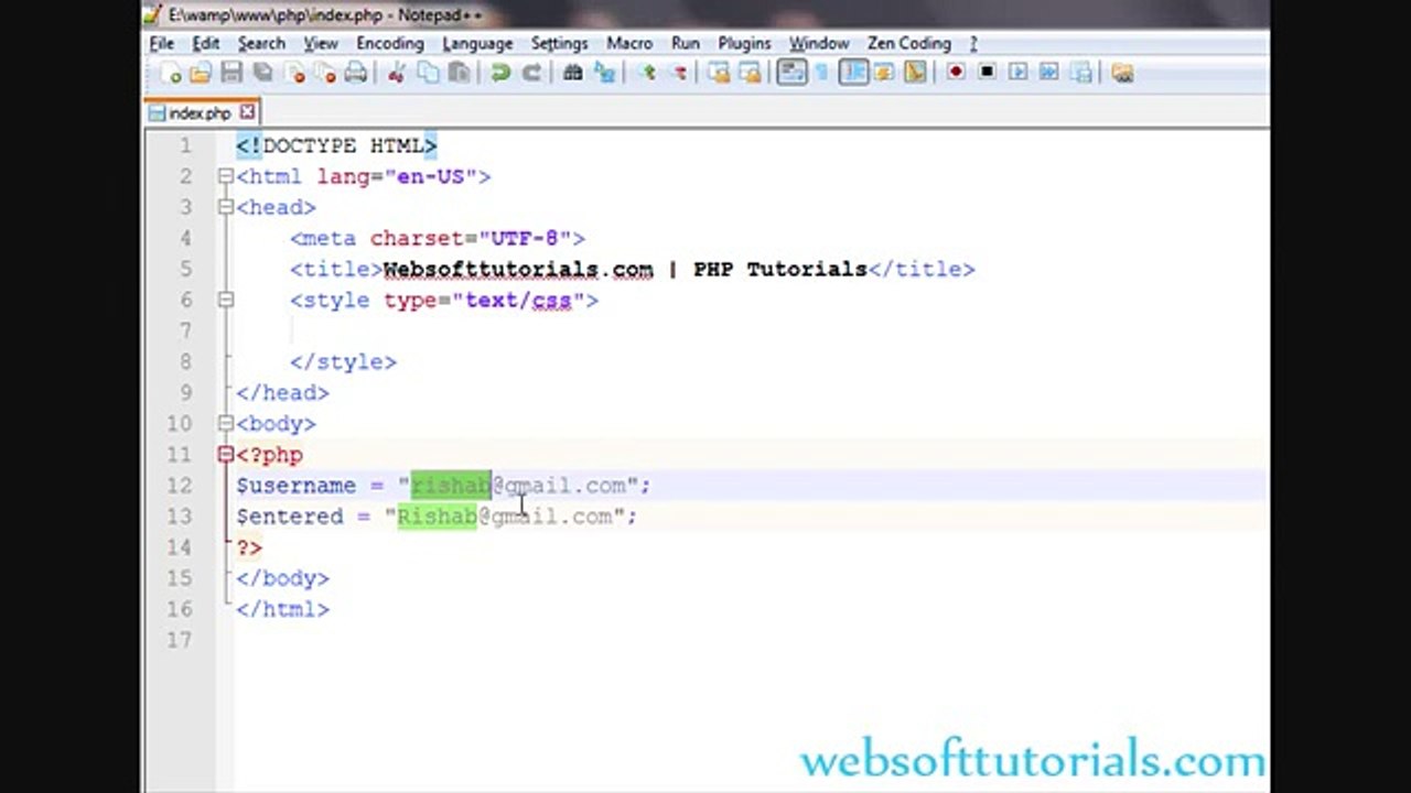 PHP tutorials in urdu - hindi - 33 - string functions in php