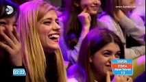 Hysterical laughter: asking her to say what she don't hear ضحك هستيري