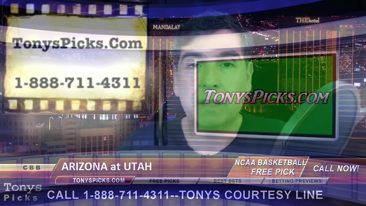 Utah Utes vs. Arizona Wildcats Free Pick Prediction NCAA College Basketball Odds Preview 2-28-2015