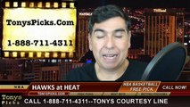 Miami Heat vs. Atlanta Hawks Free Pick Prediction NBA Pro Basketball Odds Preview 2-28-2015